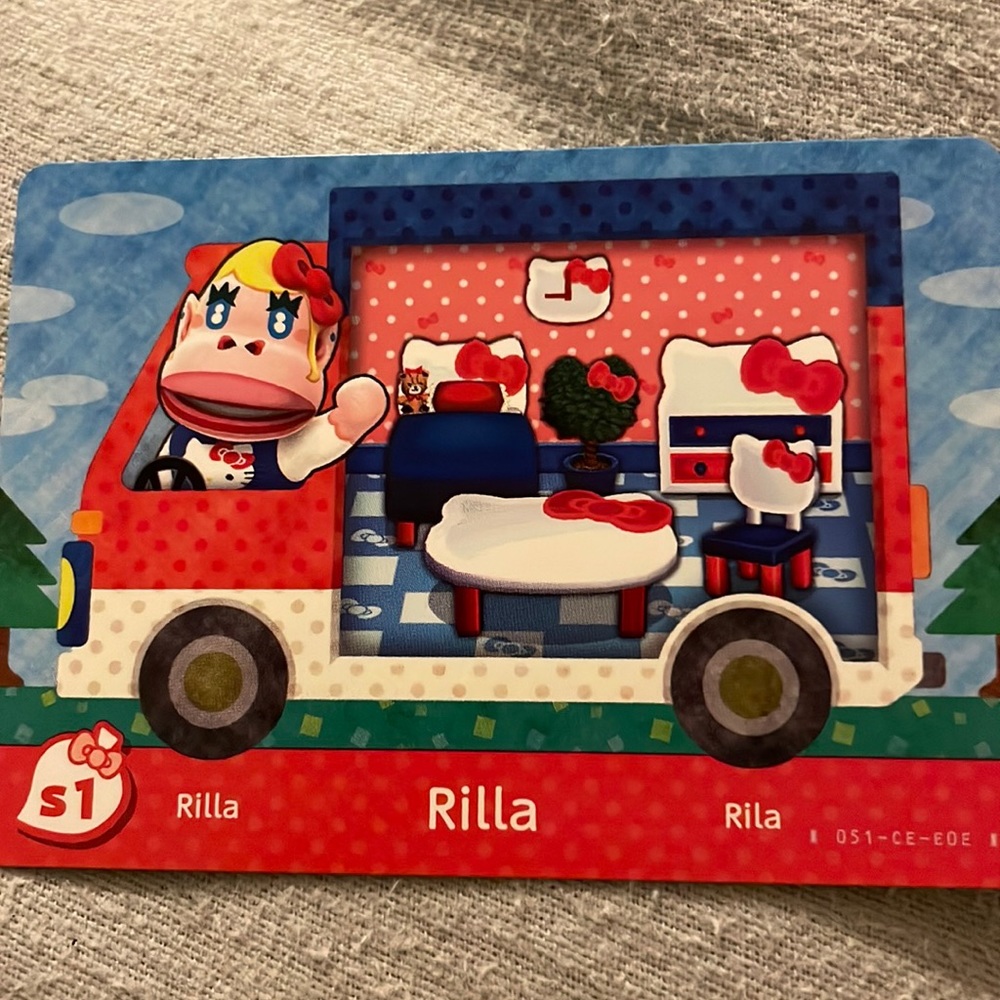 animal crossing amiibo card